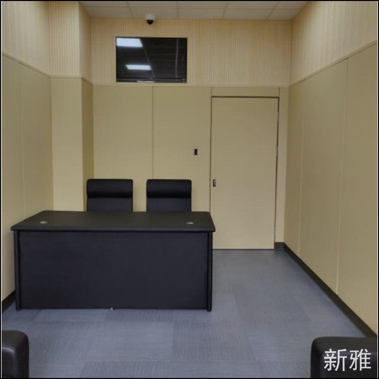 新疆乌鲁木齐县区审讯室防撞软包安装施工验收完成