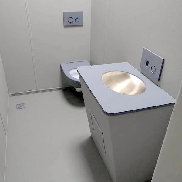 谈话室防撞洗手台卫浴洁具工程案例