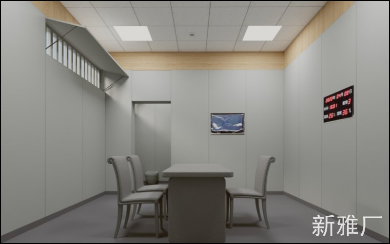 四川凉山市纪委墙面防撞软包安装工程案例