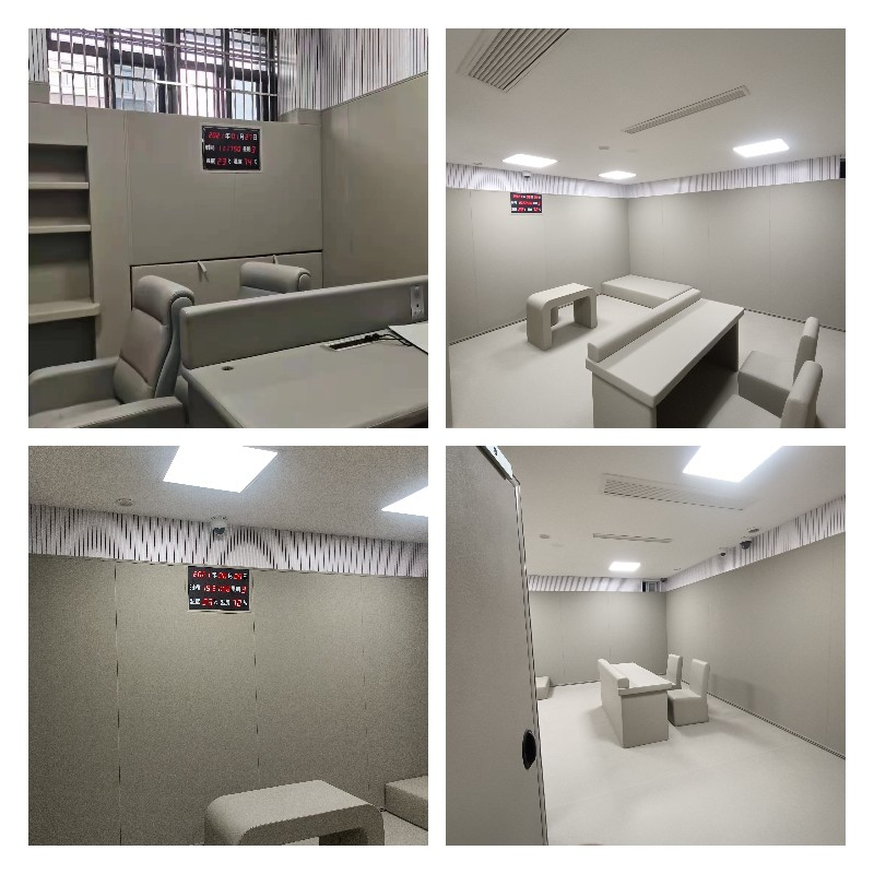 镇江市法院羁押室防撞软包厂家墙面防撞材料建设工程案例