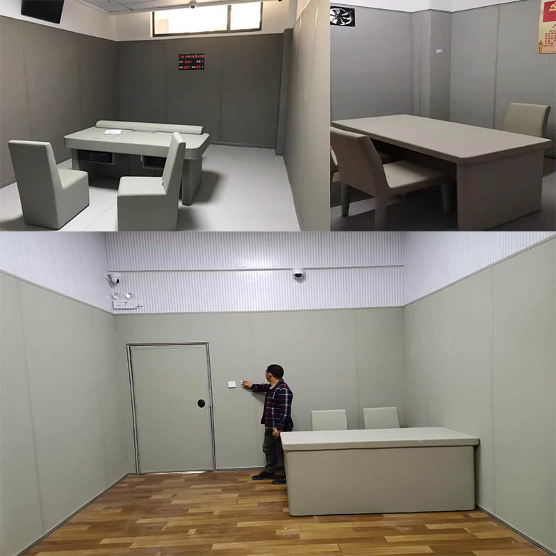 谈话室软包材料厂家 星美智能软包厂家谈话室墙面软包防撞材料