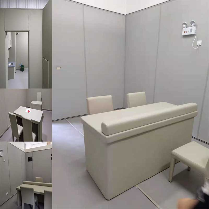 星美谈话室软包厂家 谈话室墙面防撞软包