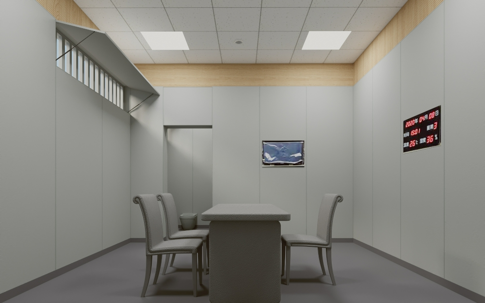 纪委谈话室软包墙面的防撞工程